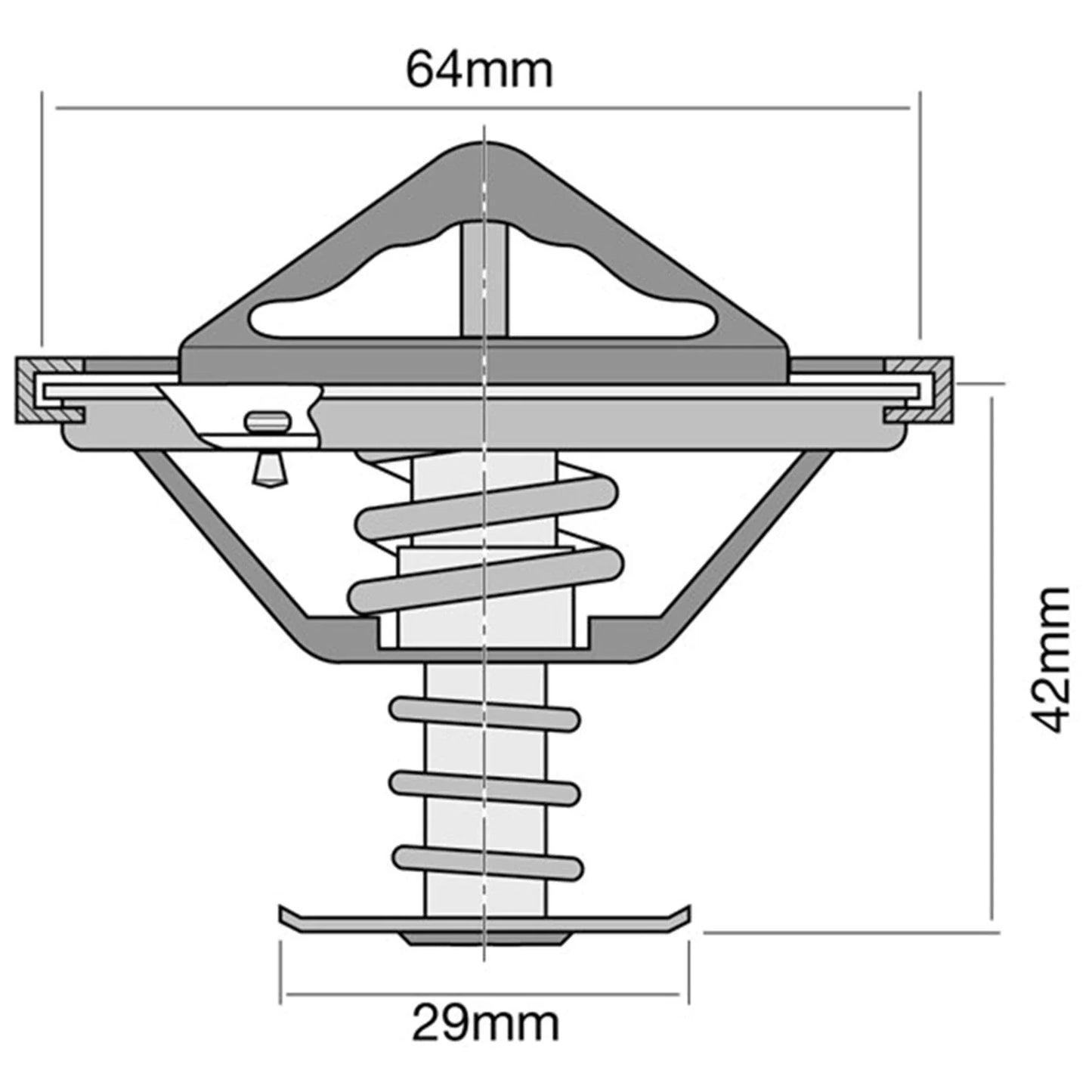 Thermostat 4-Cyl 2.0L for Mitsubishi Galant HH (1990-1992)