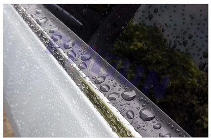 Rubber 157'' x 0.6'' Car Side Door Window Glass Seal Rain Visor Strip Universal