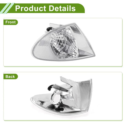 1 Pc Right Corner Signal Light Cover for BMW 3 Series Clear