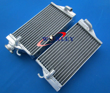 Aluminum Radiator + Blue Hose for Honda CR125 CR125R (2002-2003)