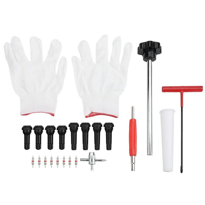 Tire Valve Tool Kit 22-Piece for Car