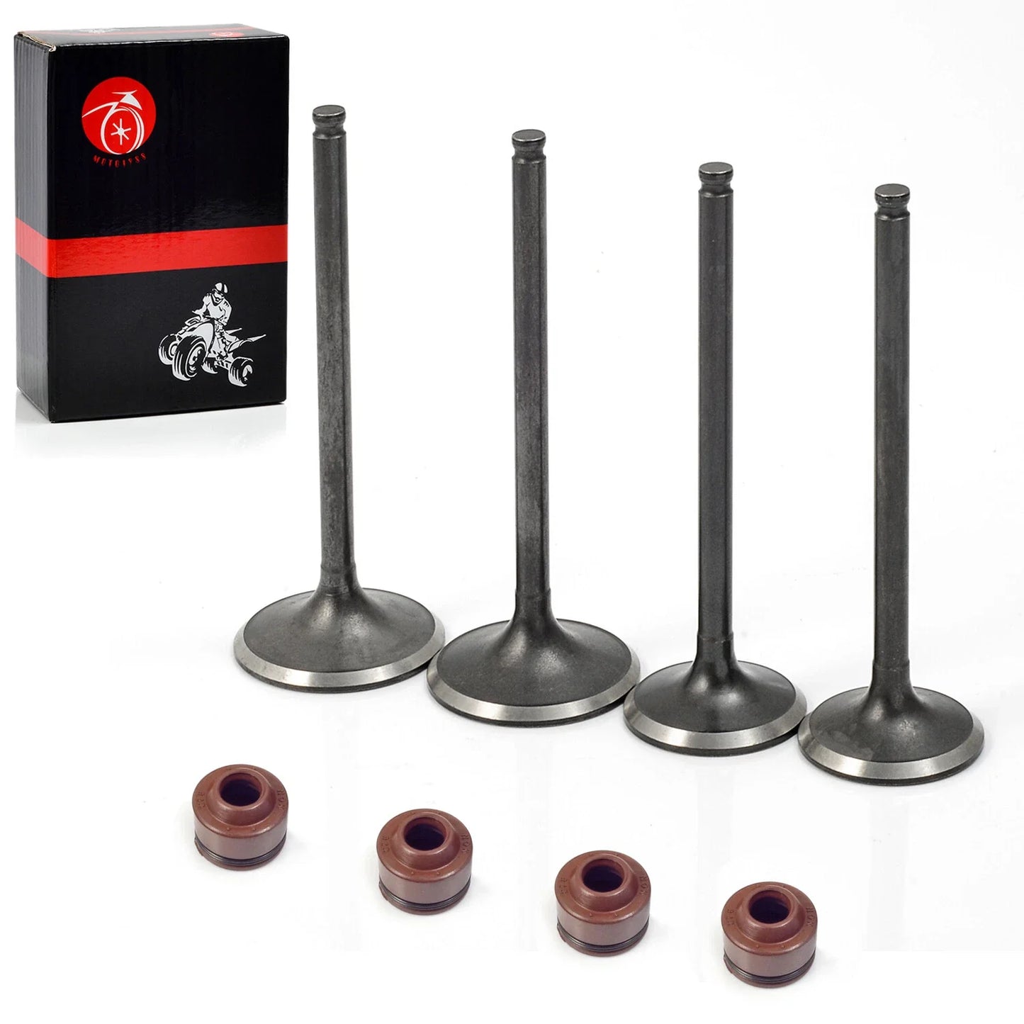 Intake & Exhaust Valve Set With Seals for Honda CRF250X (2004–2017)