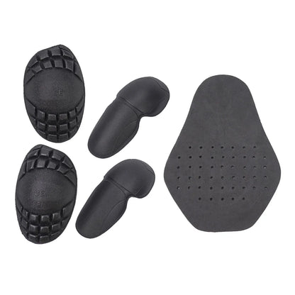 Protectors / 5Pcs / Black Elbow & Shoulder Protectors for Motorcycle