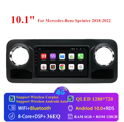 Android 10 Stereo Radio GPS 6+128GB for 2018-2022 Mercedes Sprinter