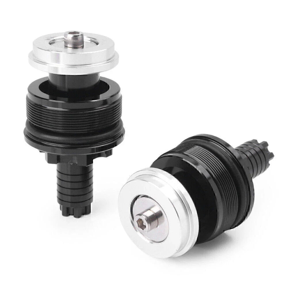 CNC Preload Adjusters for Yamaha YZF-R25/R3 Fork Bolts BLACK (2014-2023)