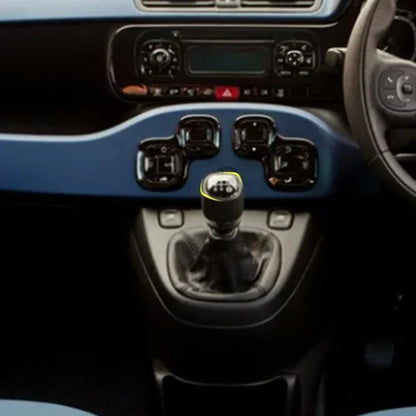 Gear Shift Knob Cover 5 Speed for Fiat Panda