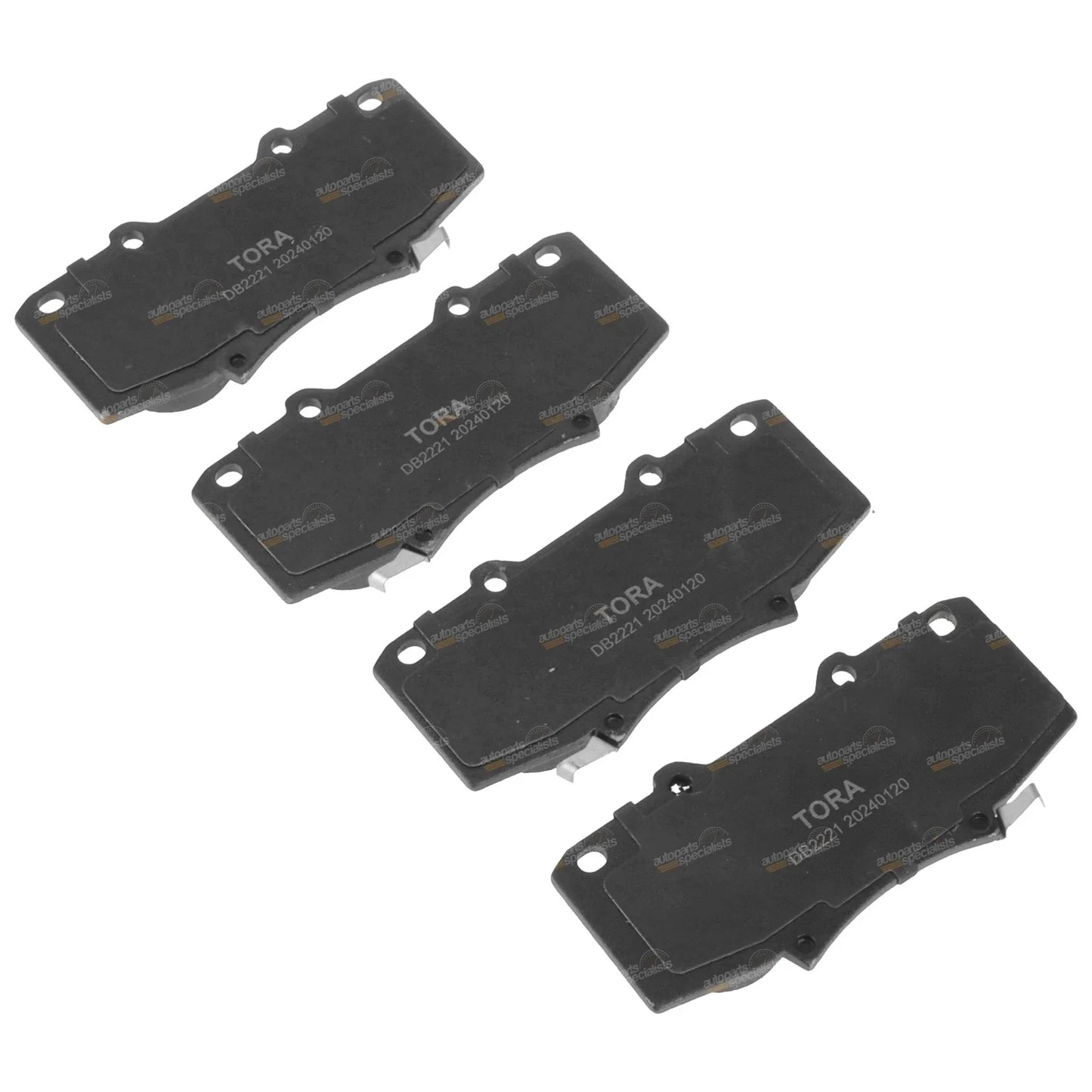 Front Ceramic Disc Brake Pads Set for Toyota Hilux KUN26R (2010–2015)