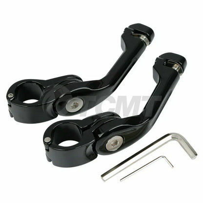 1-1/4" Footpegs Highway Pegs for Harley Low Rider