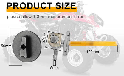 Fuel Petcock Lever Valve Screw Washer for Honda 400EX Sportrax (1999–2008)