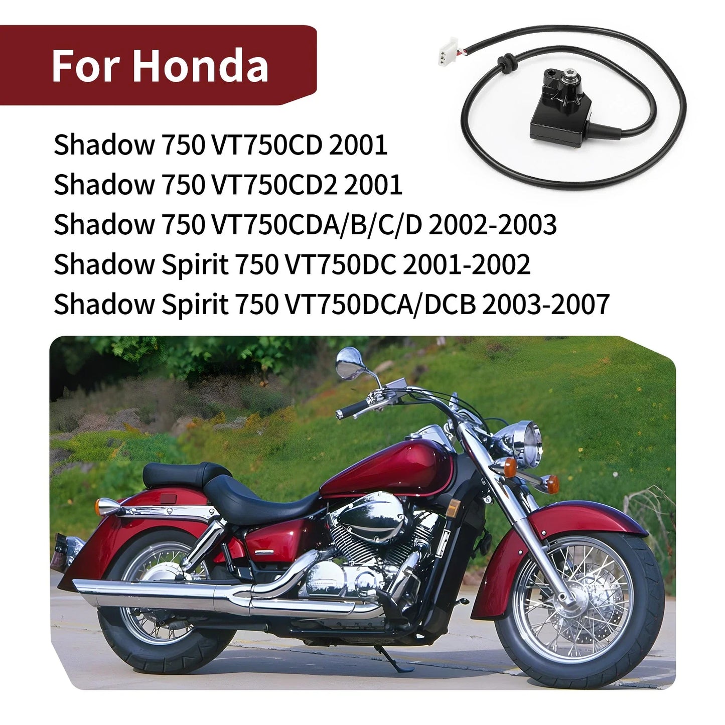 Speed Sensor Speedometer Switch for Honda Shadow 750 (2001–2007)