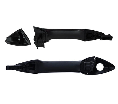 Set of 2 Door Handle Outer Black for Hyundai i30 GD (2012–2017)