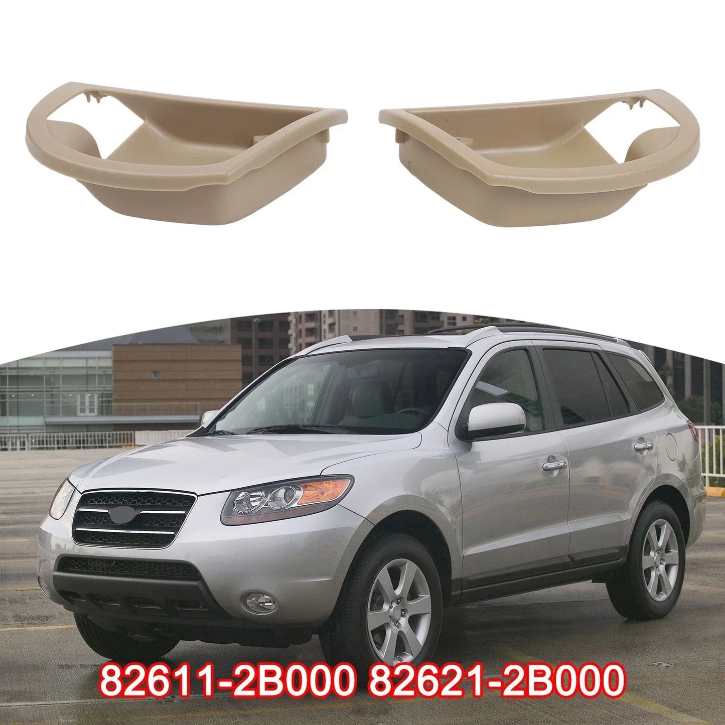 Interior Door Handle Covers for Hyundai Santa Fe (2007–2012)