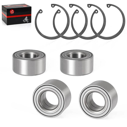 4x Front & Rear Wheel Bearing + Circlip for Kawasaki Teryx KRX 1000(2020–2024)