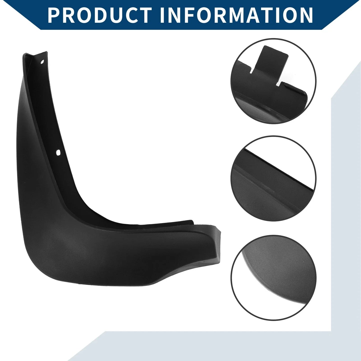 Mud Flaps Splash Guards 1 Set Mud Guards for BMW Mini-Countryman (2017 - 2023)