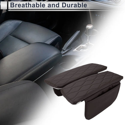 Center Console Cover with Storage Bag for BMW X5 G05 (2019 - 2023) Dark Brown