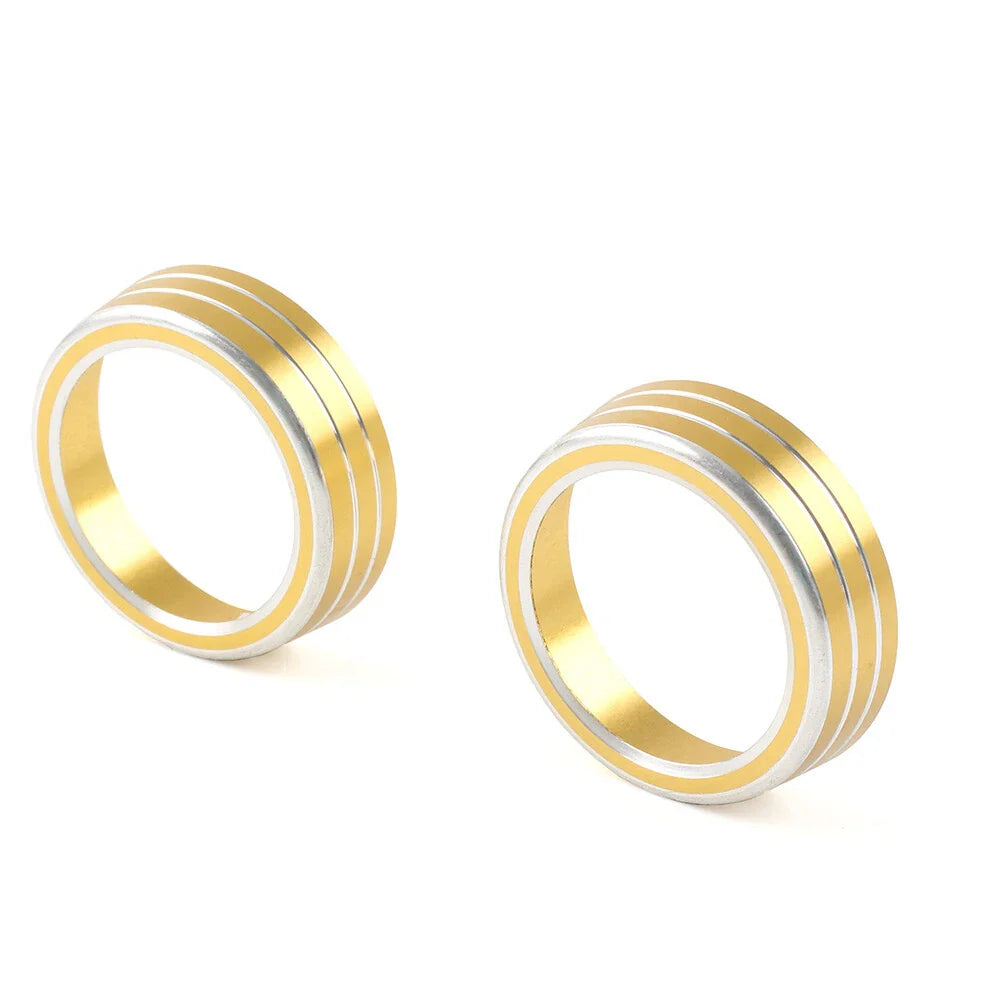 Climate Switch Knob Ring Cover Trim for Honda Civic 2016-2021 Gold