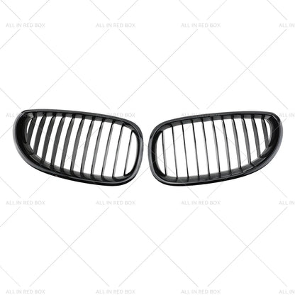 Gloss Black Front Grille for BMW E60 E61 5 Series (2003-2010)