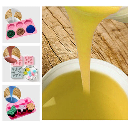 Liquid Silicone Mold Making Kit 5Kg 10Kg SH25 Yellow