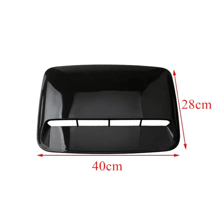 Glossy Universal Car Decorative Air Flow Intake Hood Scoop Vent Cover