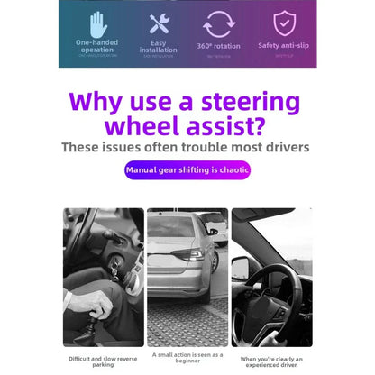 Ball Spinner Knob Steering Wheel Booster for Cars