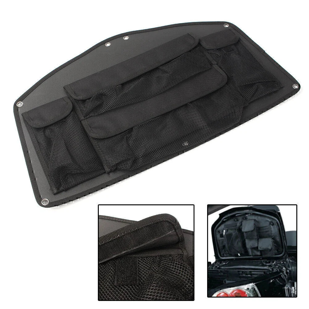 Black Trunk Lid Organizer Bag for Honda Goldwing GL1800 (2001-2017)