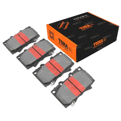 4x4 Front Disc Pads for Toyota HZJ105/FZJ105/HDJ105/VDJ76/VDJ78/VDJ79 (1998–2007)