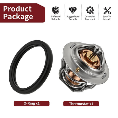 Thermostat With O-Ring for Suzuki V-Strom 650 Burgman 650 (2002–2024)