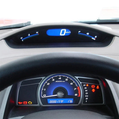 Speedometer Upper Dash Display Gauge Instrument Cluster for Honda Civic (2006-2011)