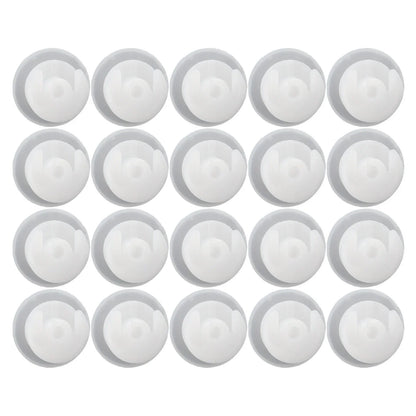 Car Clips / 20Pcs / White Panel Retainer Trim With Washers