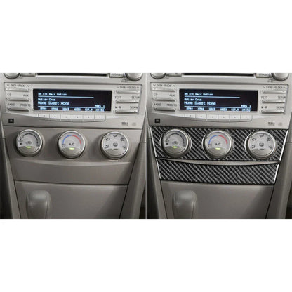Carbon Fiber Interior Console Cover Trim for Toyota Camry (2007-2011)
