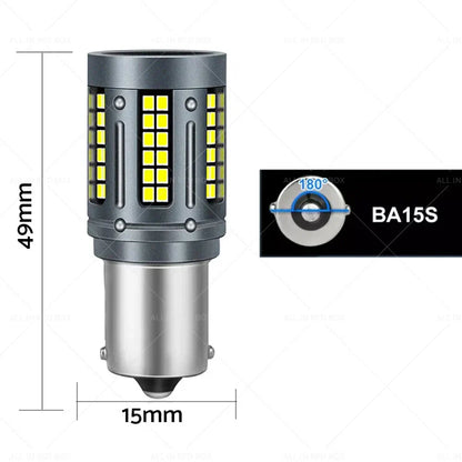 LED White Rear Reverse Bulbs BA15s for Holden Commodore (1997-2017)