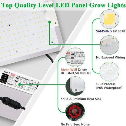1000W LED Grow Light Full Spectrum for Indoor Plants
