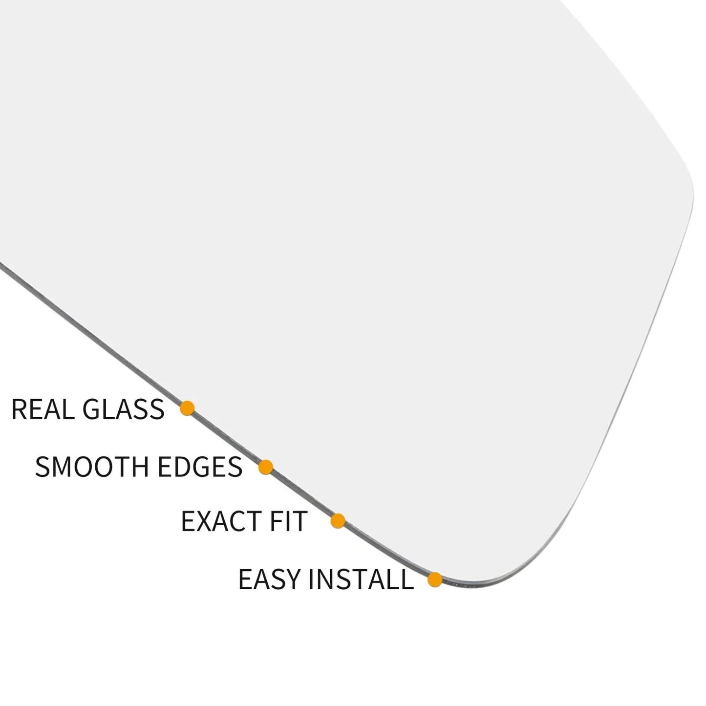Heated Right Rearview Mirror Glass for Mercedes-Benz C-Class (2015-2023)
