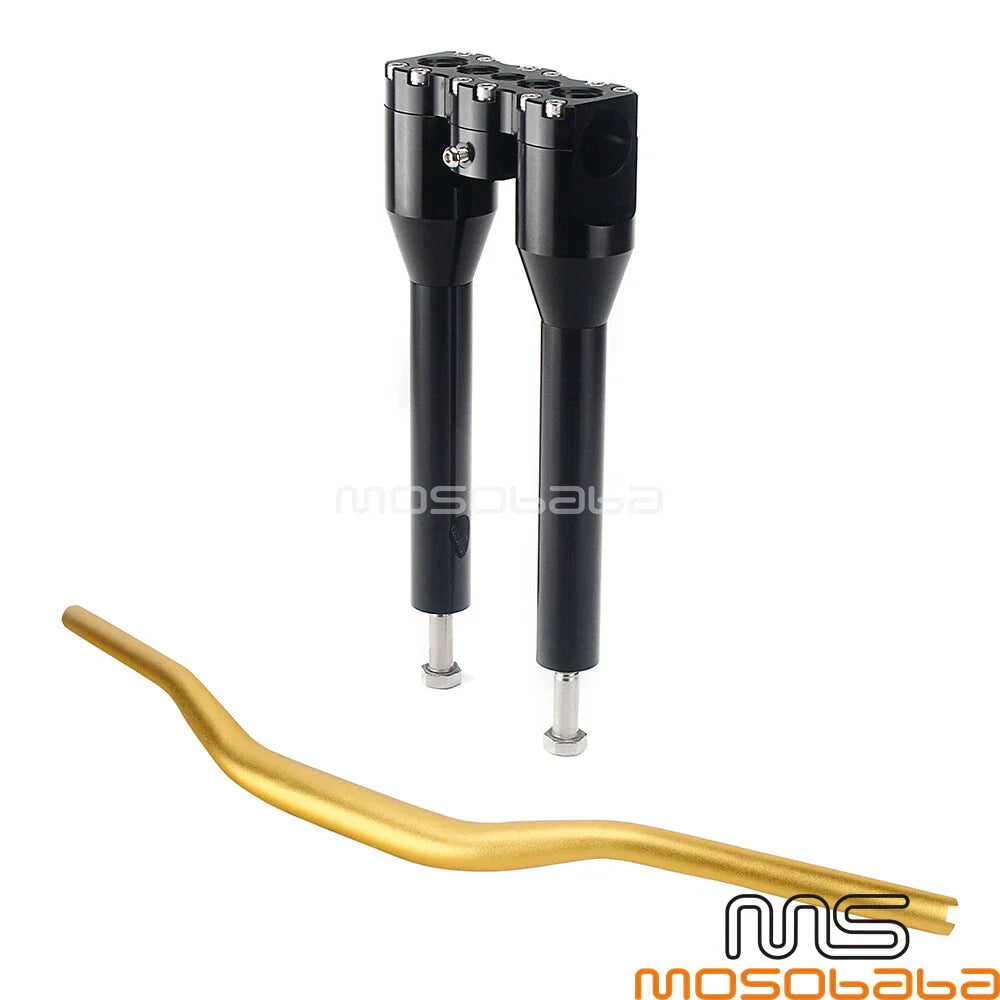 1. 1-1/2" Handlebar w/10" Riser for Harley Dyna Softail Street Bob (2018-2023)