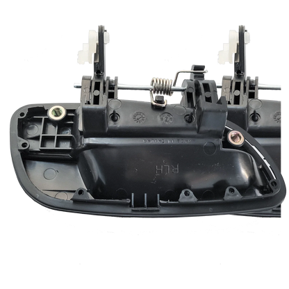 Rear Left Outer Door Handle Smooth Black for Hyundai Elantra (2000–2006)