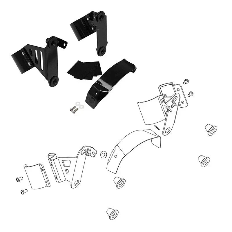 Quarter Fairing Bracket Mount for Harley Softail Low Rider Street Bob (18-25)
