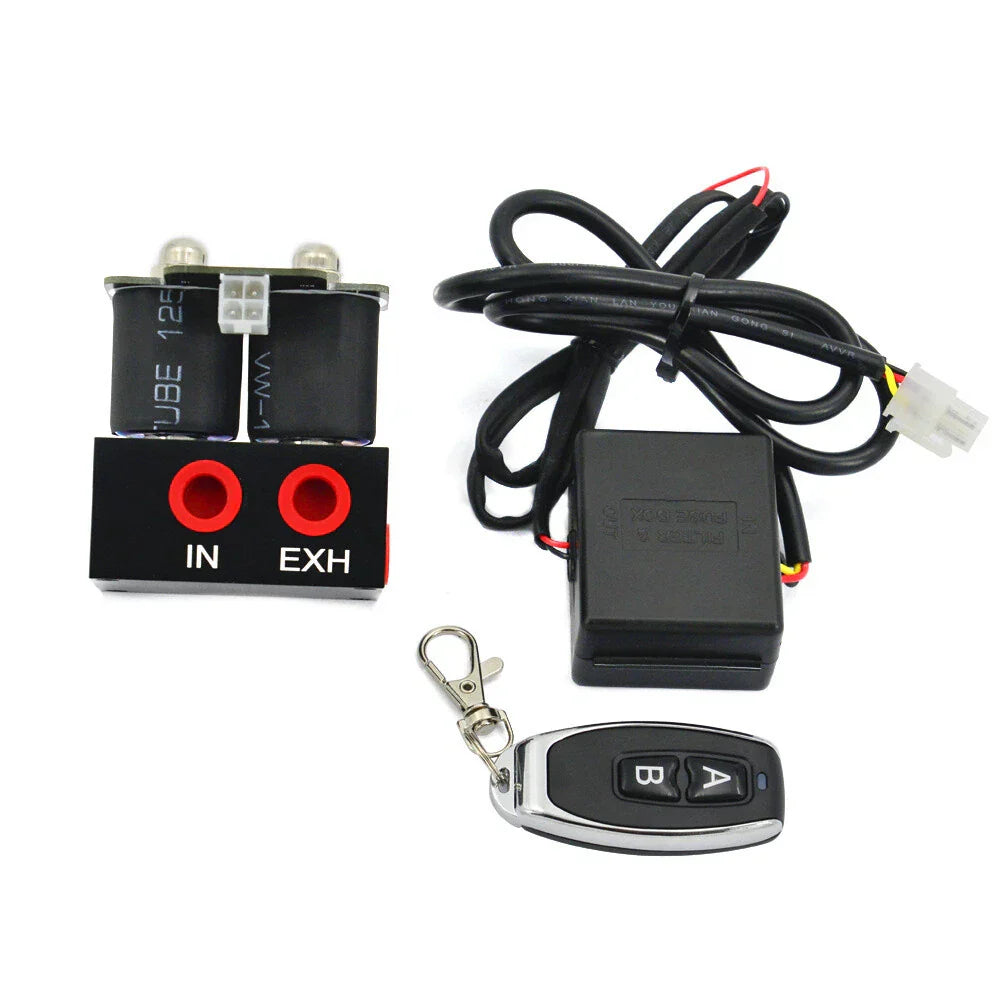 12V 200PSI Air Suspension Manifold Double Solenoid Valve Set for Car (N/A)