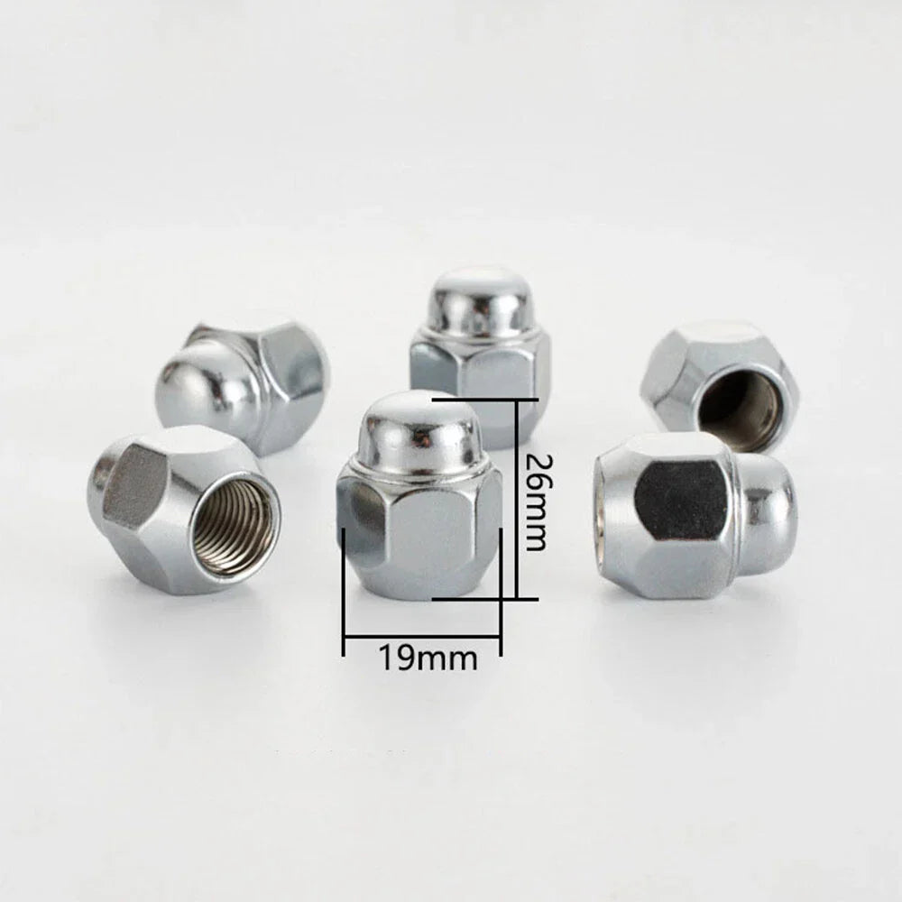 5 x M1 1.25 Wheel Hub Lug Nuts for Subaru Forester, Outback, WRX, Legacy, Impreza