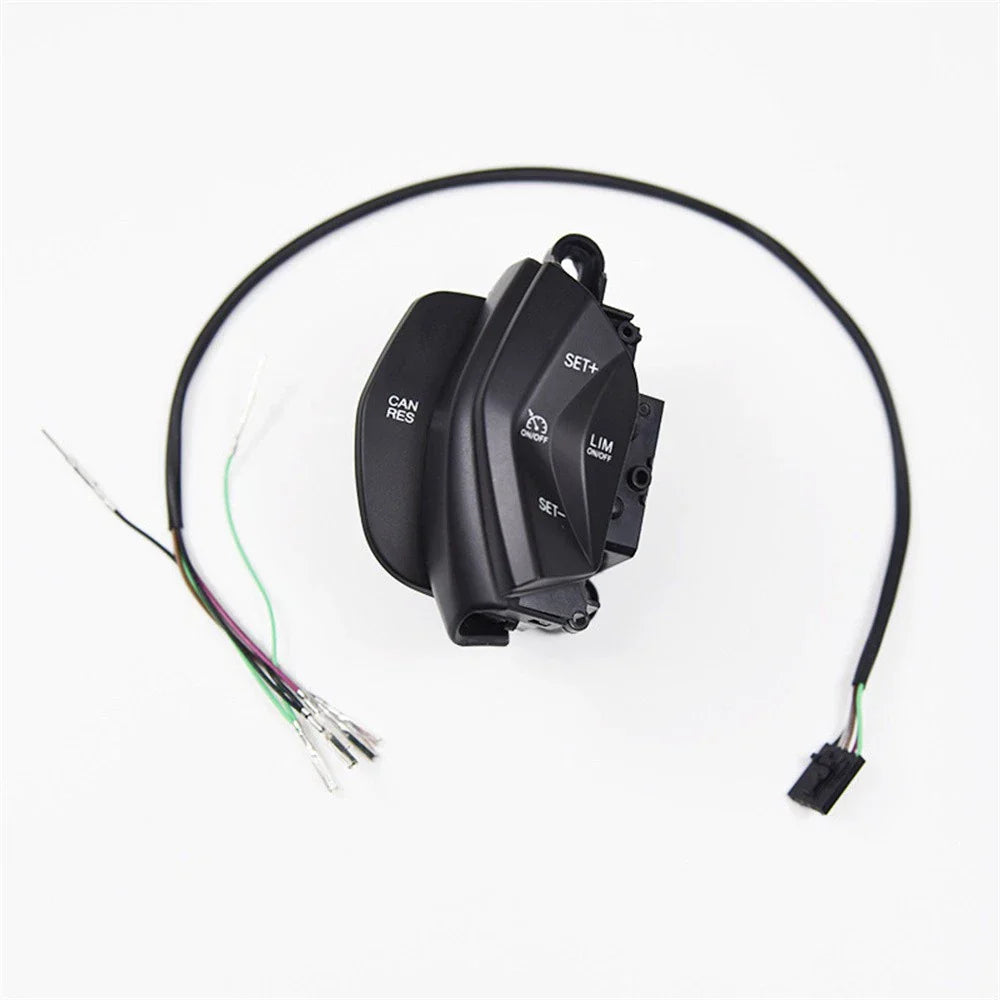 Cruise Control Switch w/ Wiring Harness for Ford Focus, Kuga