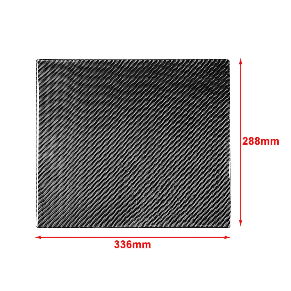 Carbon Fiber Rear Seat Anti-Kick Panel Trim for Toyota Tundra (2014-2021)