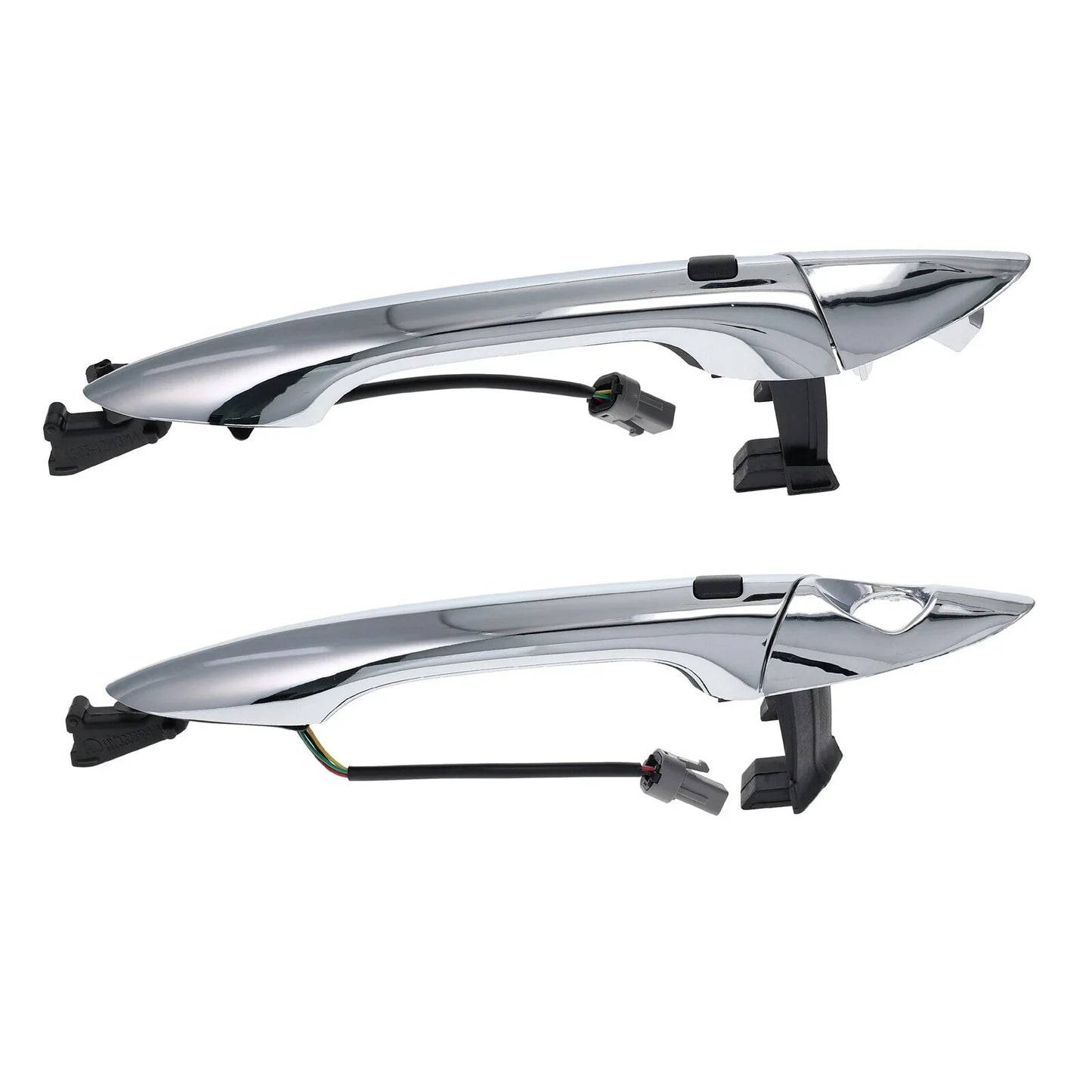 Set 2 LH+RH Door Handle Outer Chrome W/Sensor for Hyundai Elantra (2011–2016)