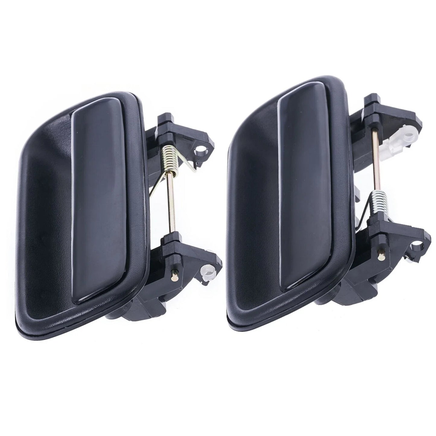 4pc Front & Rear Outer Door Handle Textured Black for Toyota Hilux (1988–1997)