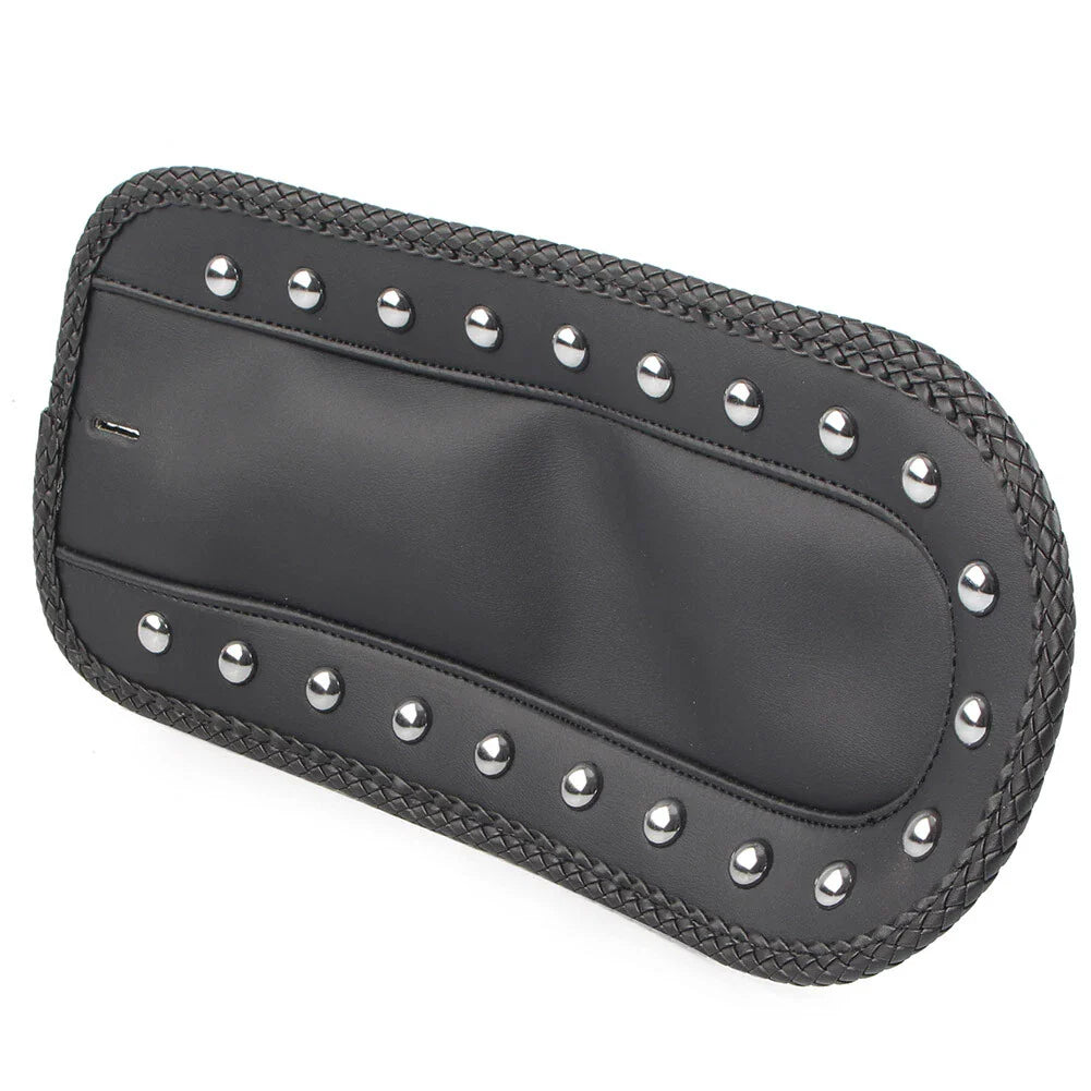 Black PU Leather Rear Fender Bib for Kawasaki Vulcan 1500 (1996-2008)