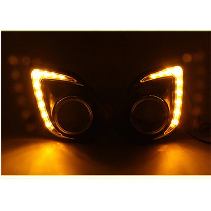 LED DRL Daytime Running Fog Light Covers for 2013-2015 Mitsubishi ASX (2013-2015)