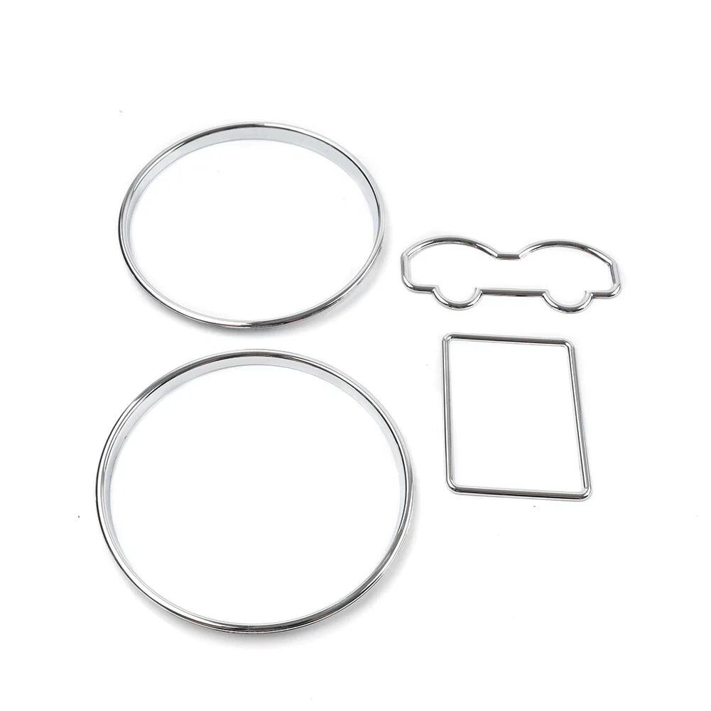 Speedometer Gauge Dial Trim Rings for VW Golf MK4, Passat B5, T4, Jetta 4 (1997-2006)
