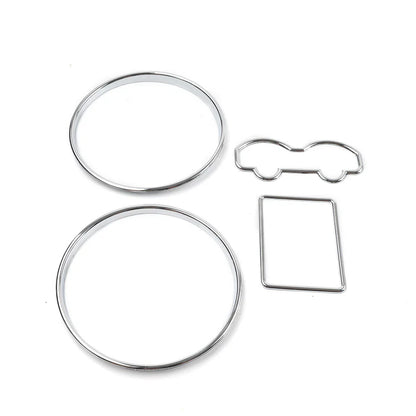 Speedometer Gauge Dial Trim Rings for VW Golf MK4, Passat B5, T4, Jetta 4 (1997-2006)