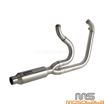 Exhaust System Kit for Harley Dyna Fat Bob Low Rider 06-17