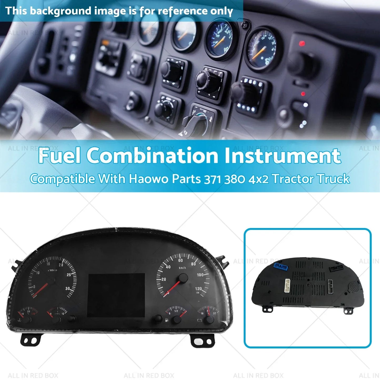 Fuel Combination Instrument for Haowo 371 380 4x2 Tractor Truck