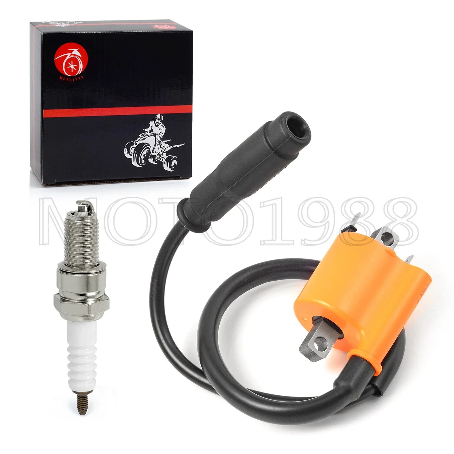Ignition Coil Pack + Spark Plug CAP for Kawasaki Teryx 750 KRF750 (2008–2013)