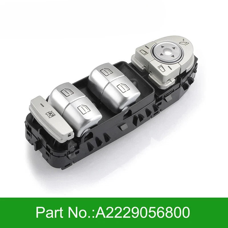 Power Window Switch Black(White Light) for Mercedes W213 E-Class (2016–2023)